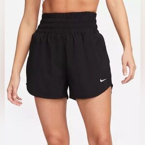 Nike Women's Black High-Waisted Athletic Shorts size small.